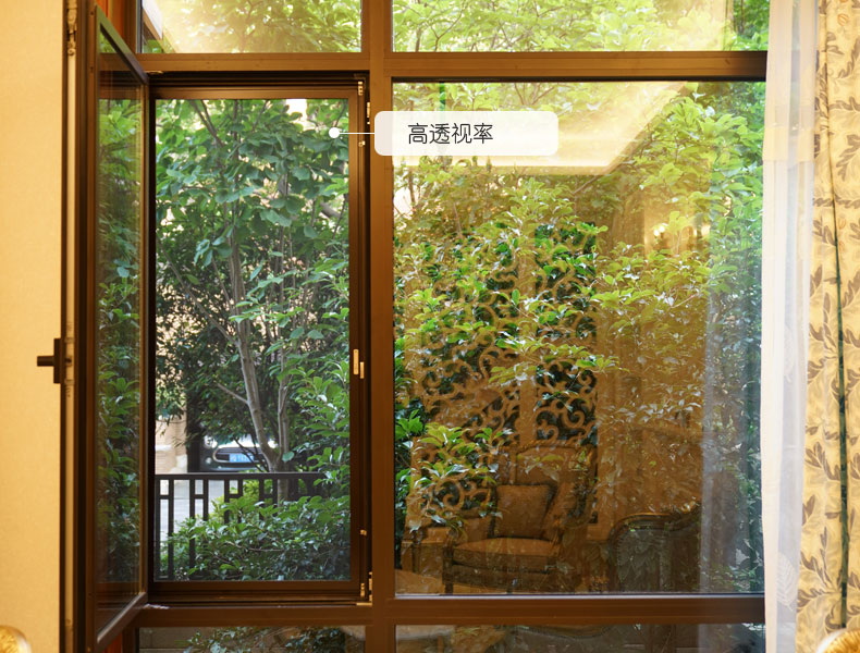 韦柏K1型高透防护小平开纱窗